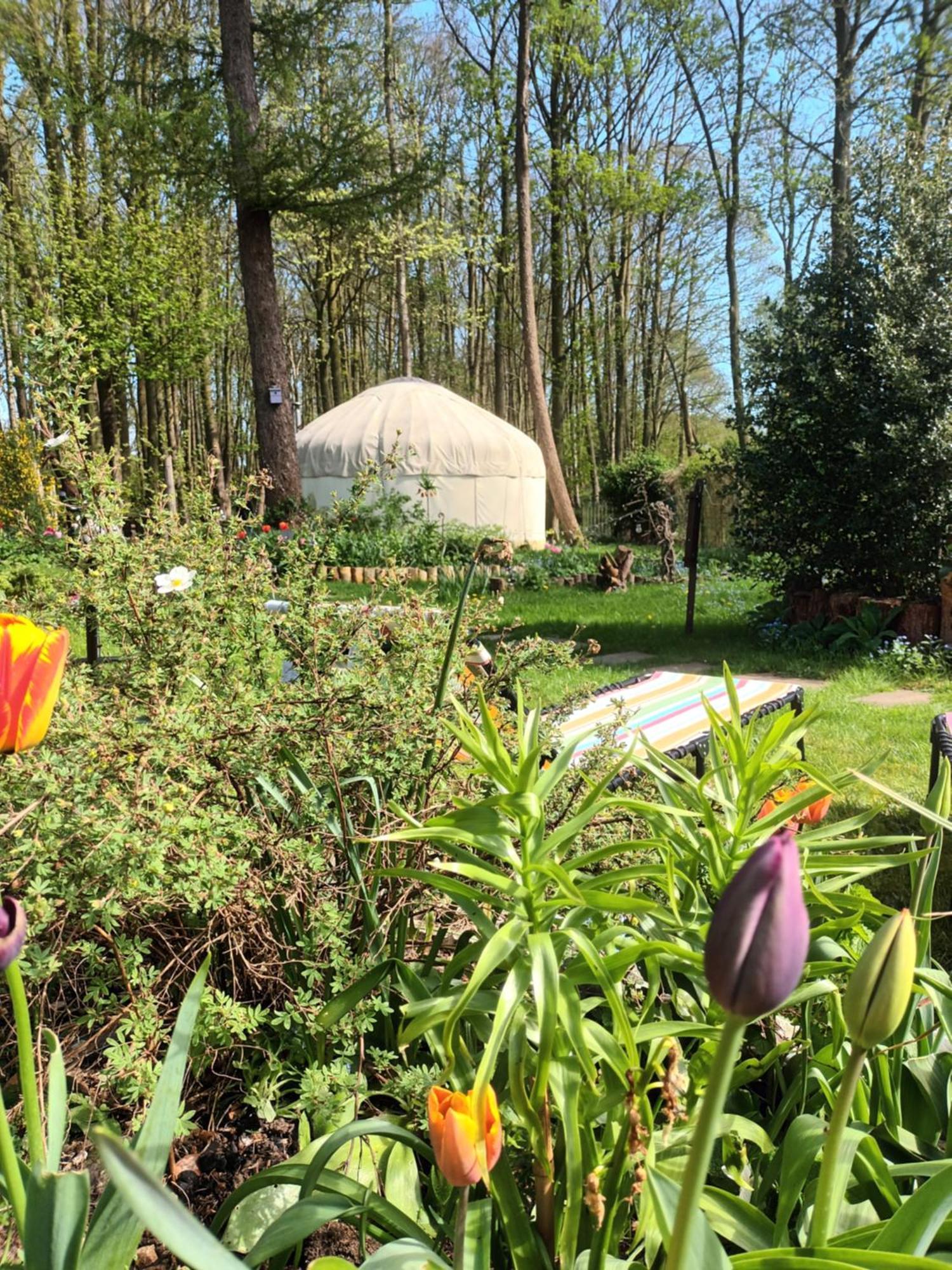 Gingerbread Cottage Yurts Dereham Exterior foto